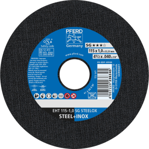 Cutting Disks EHT 115-1,0 SG STEELOX Packs